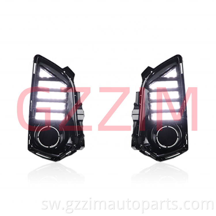 Mchana wa gari wakati wa taa iliyoongozwa na LED DRL kwa Yaris 2022-2023